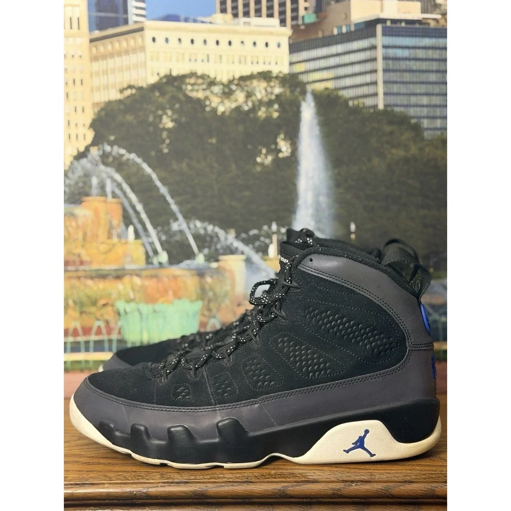 Nike Air Jordan 9 Retro Racer Blue Size 10.5 CT8019-024 Men's Black Blue